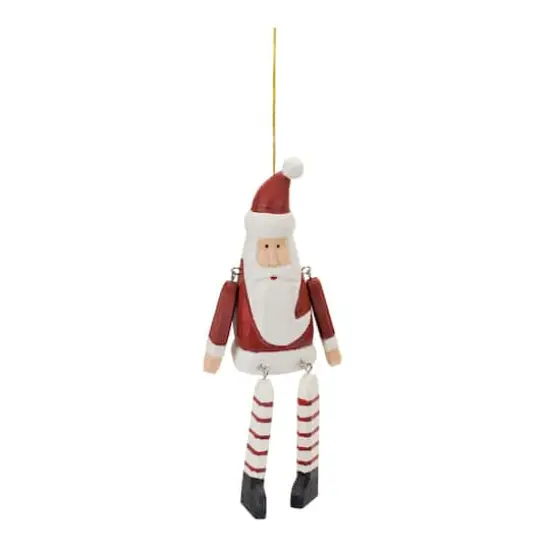 6ct. Dangle Santa Ornament {4}