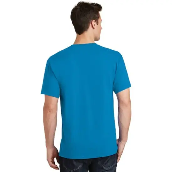 Port & Company&reg; Brights Core Cotton T-Shirt Sapphire {6}