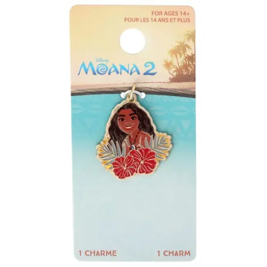 Disney&reg; Moana with Hibiscus Flowers Enamel Charm {4}