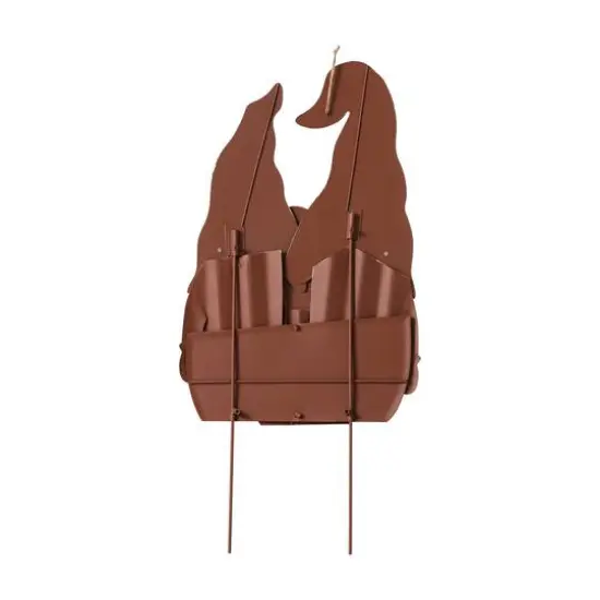 Glitzhome&reg; 3ft. Metal Gnome Family Yard Stake {9}