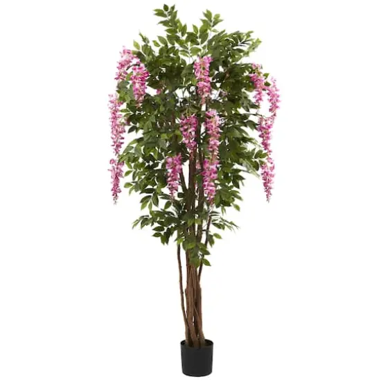 6.5ft. Potted Wisteria Silk Tree {1}