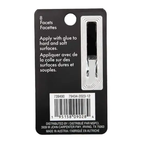 6.4mm Crystal AB Kite Glue-On Austrian Crystals by Bead Landing&trade;, 10ct. {6}