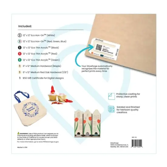 Glowforge&reg; Proofgrade&reg; Essentials Bundle {3}