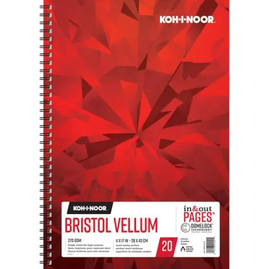 Koh-I-Noor&reg; Spiral Bristol Vellum Pad {1}