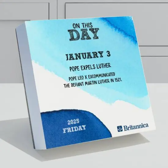 TF Publishing 2025 On This Day Daily Desktop Calendar {4}