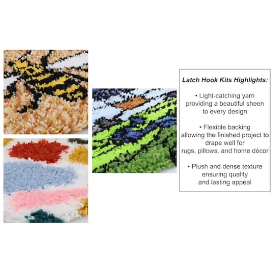 Leisure Arts&reg; Ocean Floor Latch Hook Kit {7}