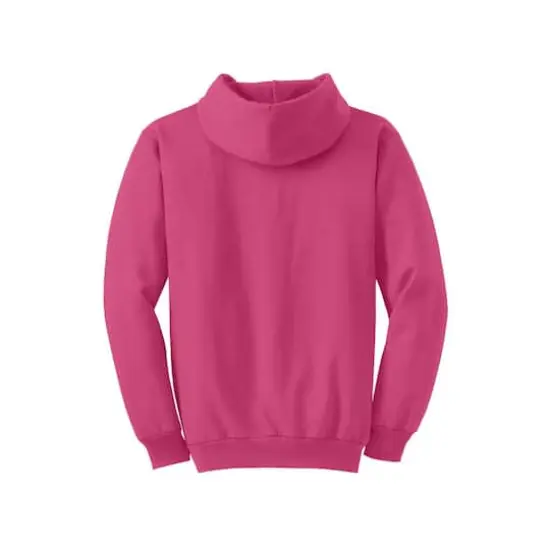 Port & Company® Brights Core Fleece Pullover Hooded Sweatshirt Sangria {5}