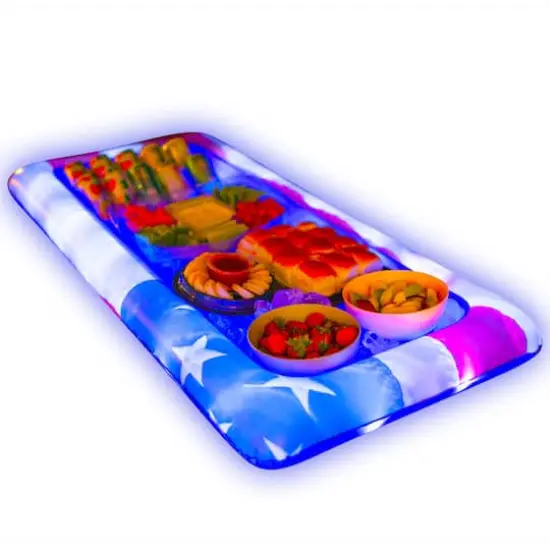 PoolCandy Illuminated Stars & Stripes LED Buffet Cooler {1}