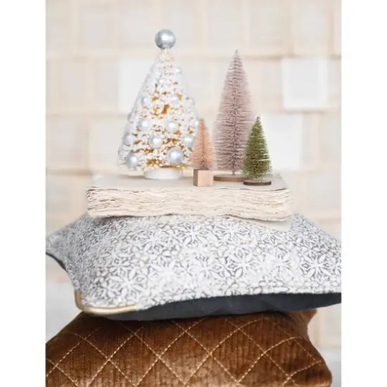 Hello Honey&reg; 18" Square Cotton Distressed Pillow {3}