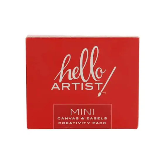 Hello Artist!&trade; Mini Canvas with Easel Party Pack {5}