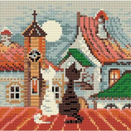 RIOLIS Cats Spring Diamond Mosaic Kit {1}