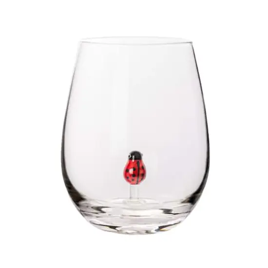 Hello Honey&reg; 4.75" Round Stemless Wine Glass Set {7}