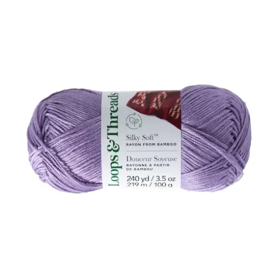 Silky Soft&trade; Yarn by Loops & Threads&reg; Violet {1}