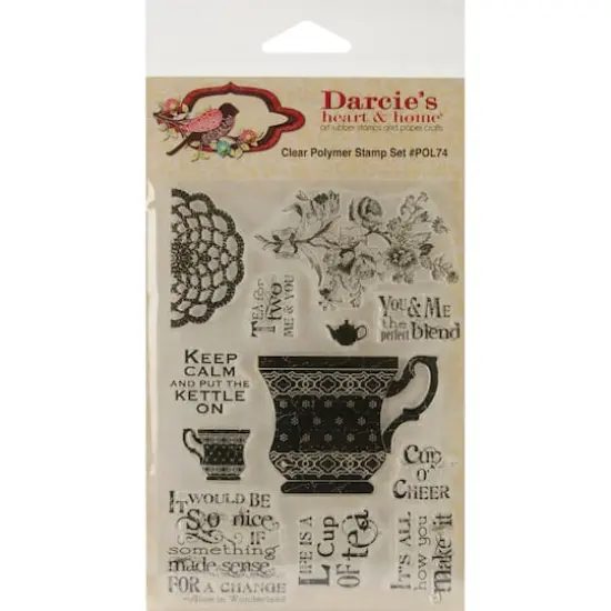 Darcie's Cup of Tea Clear Stamp Set {1}