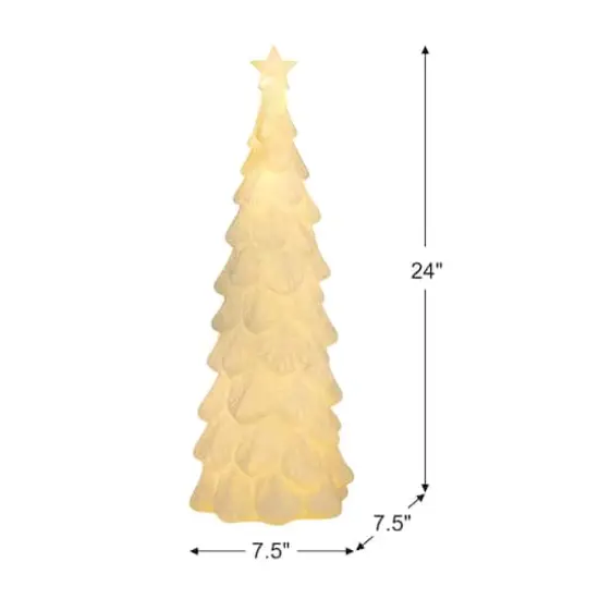 Mr. Christmas 24" Lit Glitter Tree Blow Mold {4}