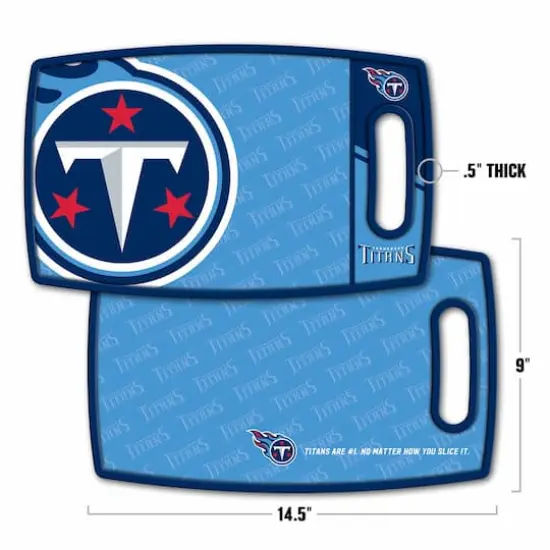 NFL Logo Series Cutting Board Tennessee Titans {4}