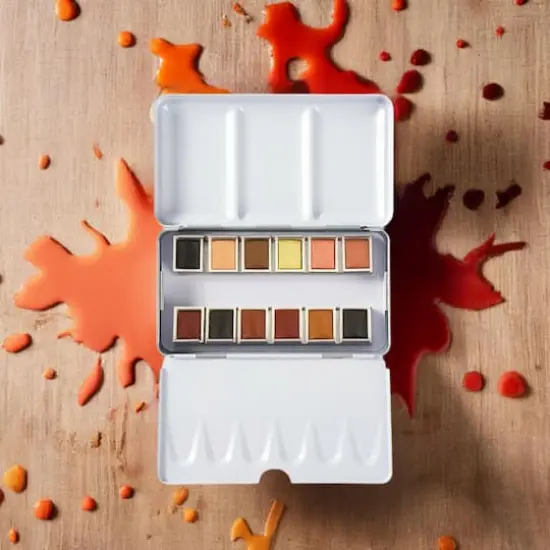 12 Half Pans Portrait Watercolor Set by Artist's Loft&trade; {1}