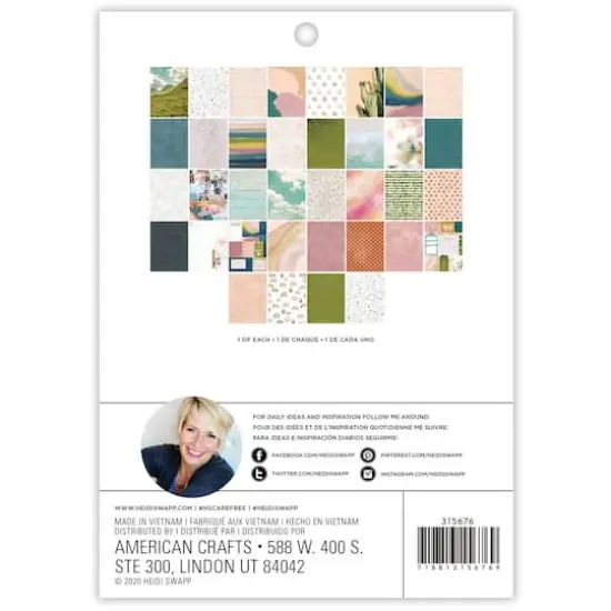 Heidi Swapp&trade; Care Free Paper Pad, 6" x 8" {3}