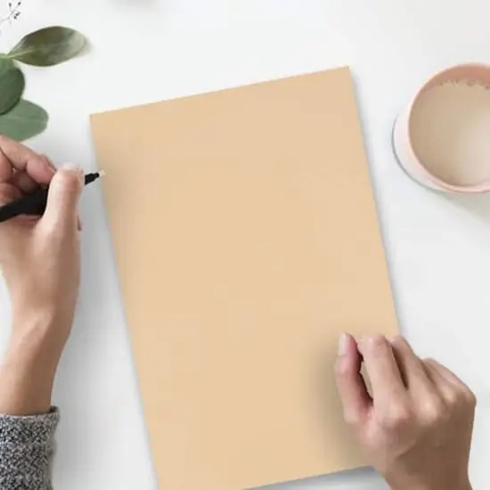 JAM Paper Recycled Legal Parchment Paper, 100 Sheets Brown {5}