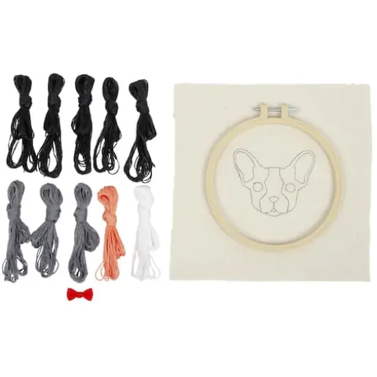 Fabric Editions Needle Creations Bulldog Needle Punch Kit {3}