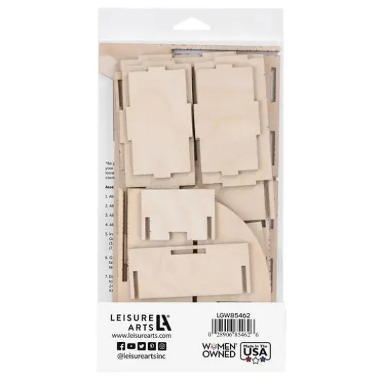 Good Wood by Leisure Arts&reg; Slotted Desktop Organizer {3}