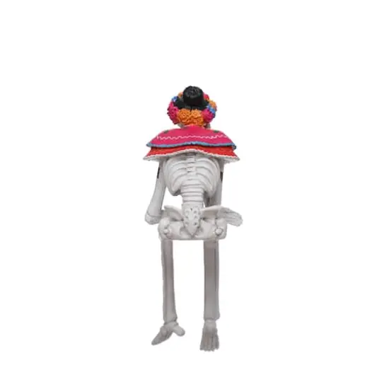 9" Sitting Skeleton with Flower Crown by Ashland&reg; {4}