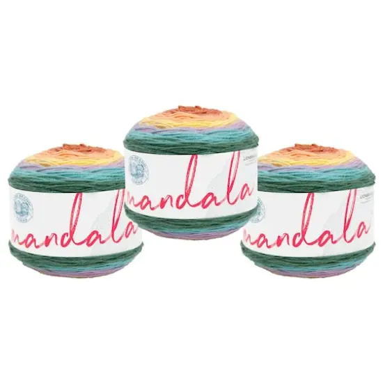 3 Pack Lion Brand&reg; Mandala&reg; Yarn Doxy {1}