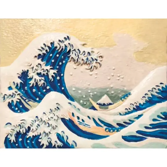 The Great Wave Off Kanagawa Relief Painting Kit by Artist's Loft&reg; {1}