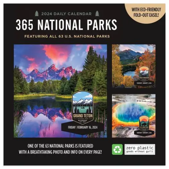 TF Publishing 2024 365 National Parks Daily Desktop Calendar {6}
