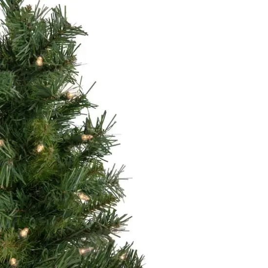 2ft. Pre-Lit Aspen Pine Artificial Christmas Tree, Clear Lights {6}