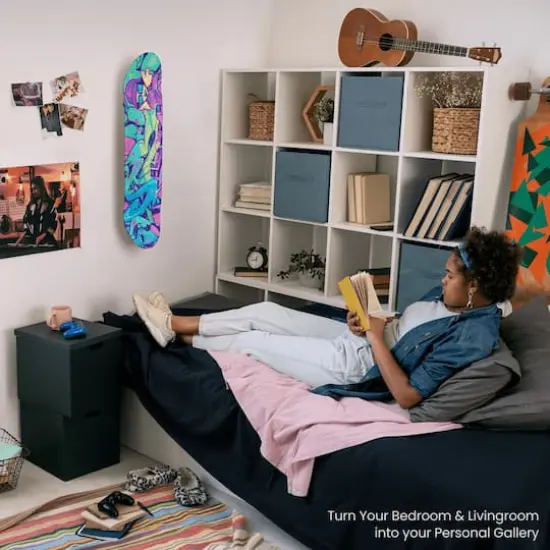 Arteza 14 Piece Skateboard Wall Art Kit {6}