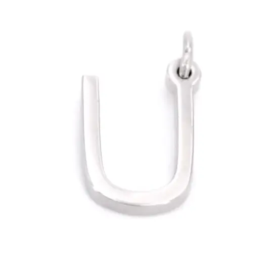 Sterling Silver Alphabet Charm by Bead Landing&trade; U {7}