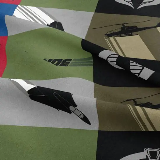 Camelot Fabrics G.I. Joe Block Cotton Precut Fabric Bundle {4}