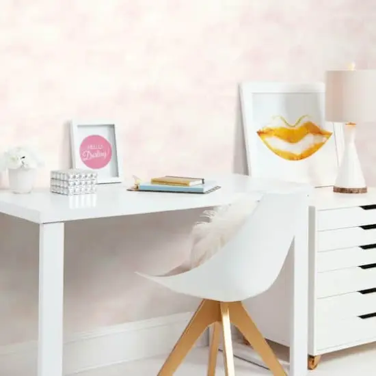 RoomMates Cloud Peel & Stick Wallpaper Pink {4}