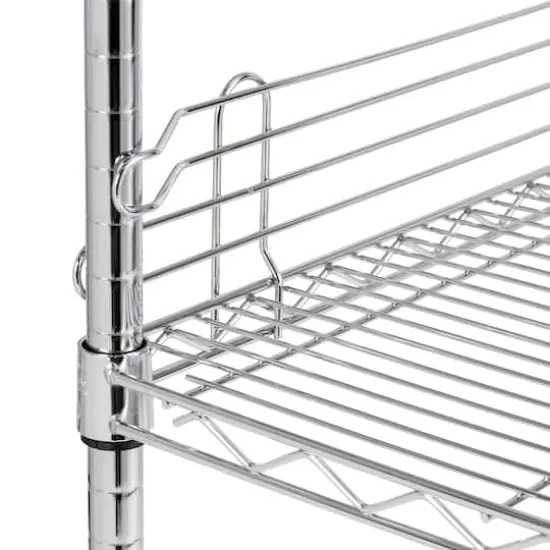 Honey Can Do Chrome 6-Tier Heavy-Duty Adjustable Shelving Unit {9}