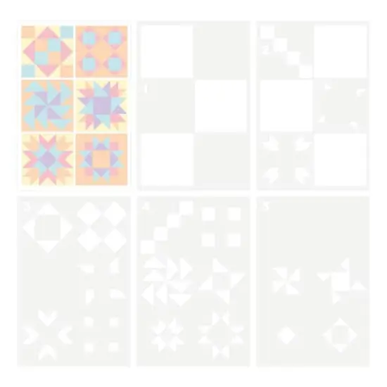 Quilt Layering Stencils by Recollections&trade; {1}
