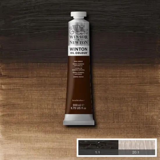 Winsor & Newton&trade; Winton 6.75oz. Oil Colour&trade; Paint Raw Umber {3}