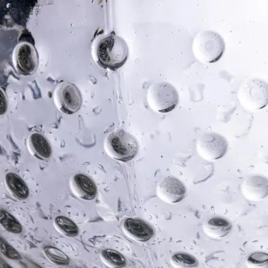 Hello Honey&reg; 12" Clear Hobnail Round Glass Serving Bowl {4}