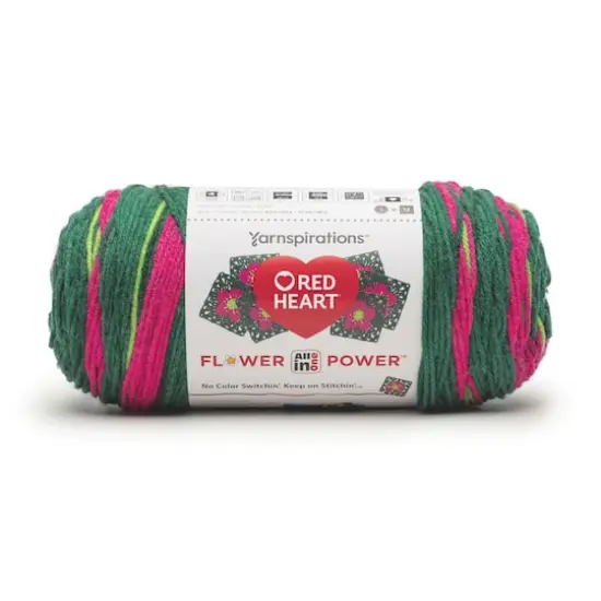 Red Heart&reg; All in One&trade; Flower Power&trade; Yarn Hyacinth Bucket {1}