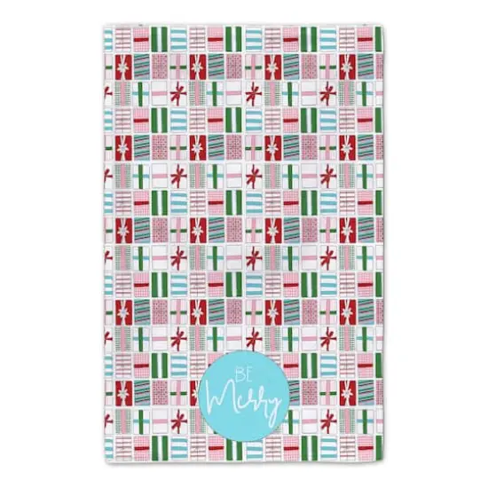 Merry Gift Boxes Tea Towels - Set of 2 {4}