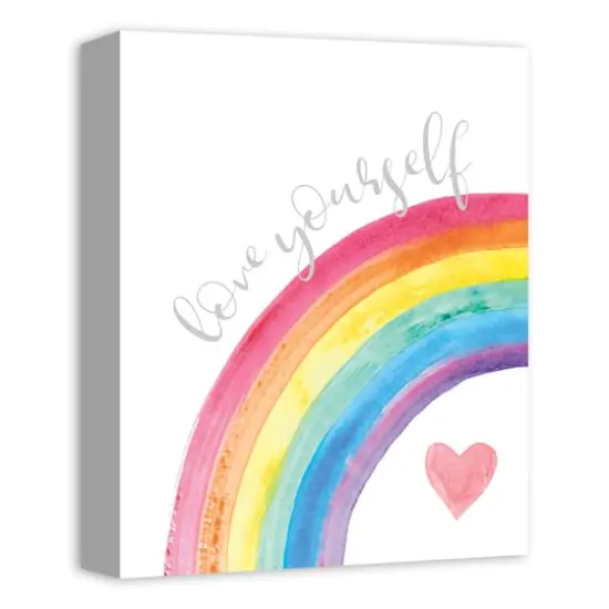 Love Yourself 11" x 14" Canvas Wall Art {3}