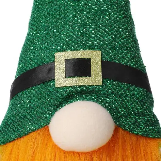 Glitzhome&reg; 25.5" St. Patrick's Fabric Standing Gnome D&eacute;cor {6}