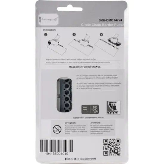 Dress My Craft&reg; Circle Chain Border Punch {4}