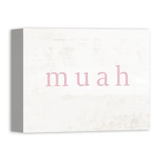 Muah Canvas Wall Art {3}