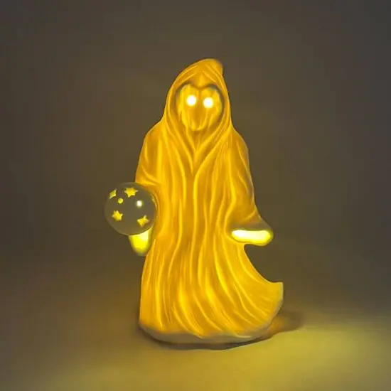 7.75" DIY Ceramic LED Hooded Figure D&eacute;cor by Make Market&reg; {3}
