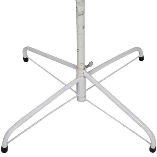 5ft. Pre-Lit White Birch Twig Artificial Christmas Tree, Cool White LED Lights {7}