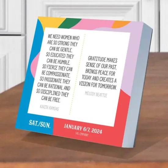 TF Publishing 2024 365 Inspiring Women Daily Desktop Calendar {4}