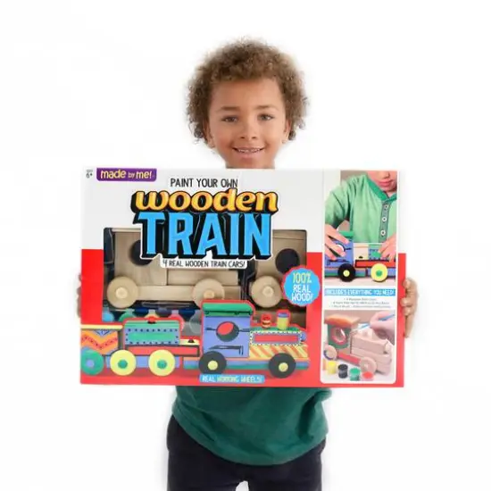 Made by Me&reg; Paint Your Own Wooden Train {12}