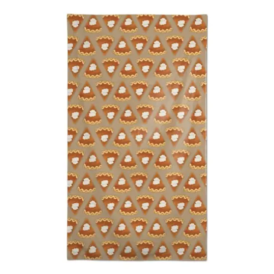 102" Pumpkin Pie Pattern Tablecloth {1}
