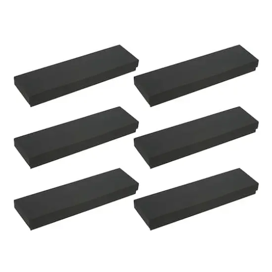 Black Necklace Boxes by Bead Landing&trade;, 6ct. {1}